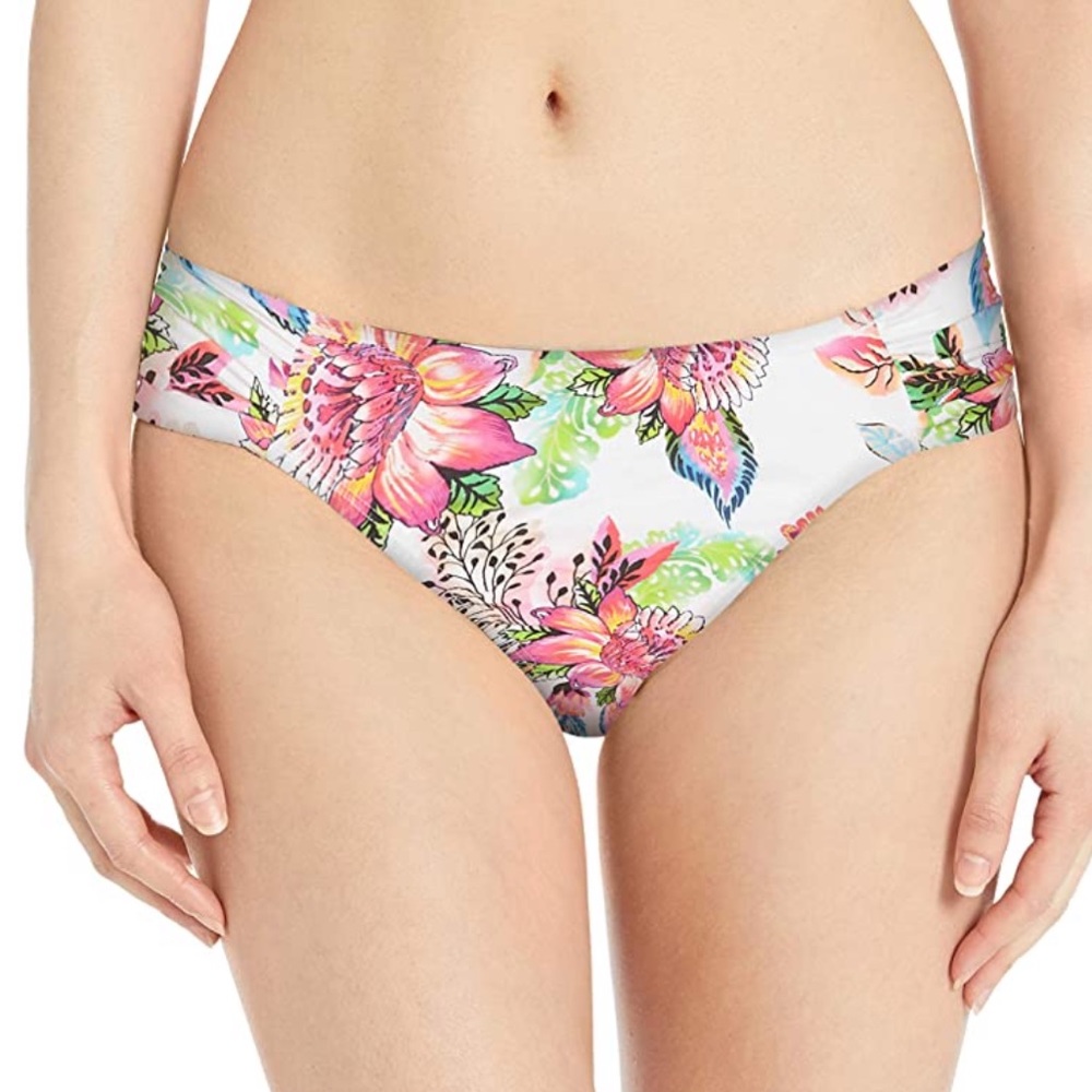 La Blanca Women's  Shirred Hipster Bikini  Bottom